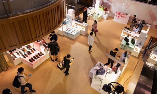 日本皮革产业联合会于上海展开快闪活动